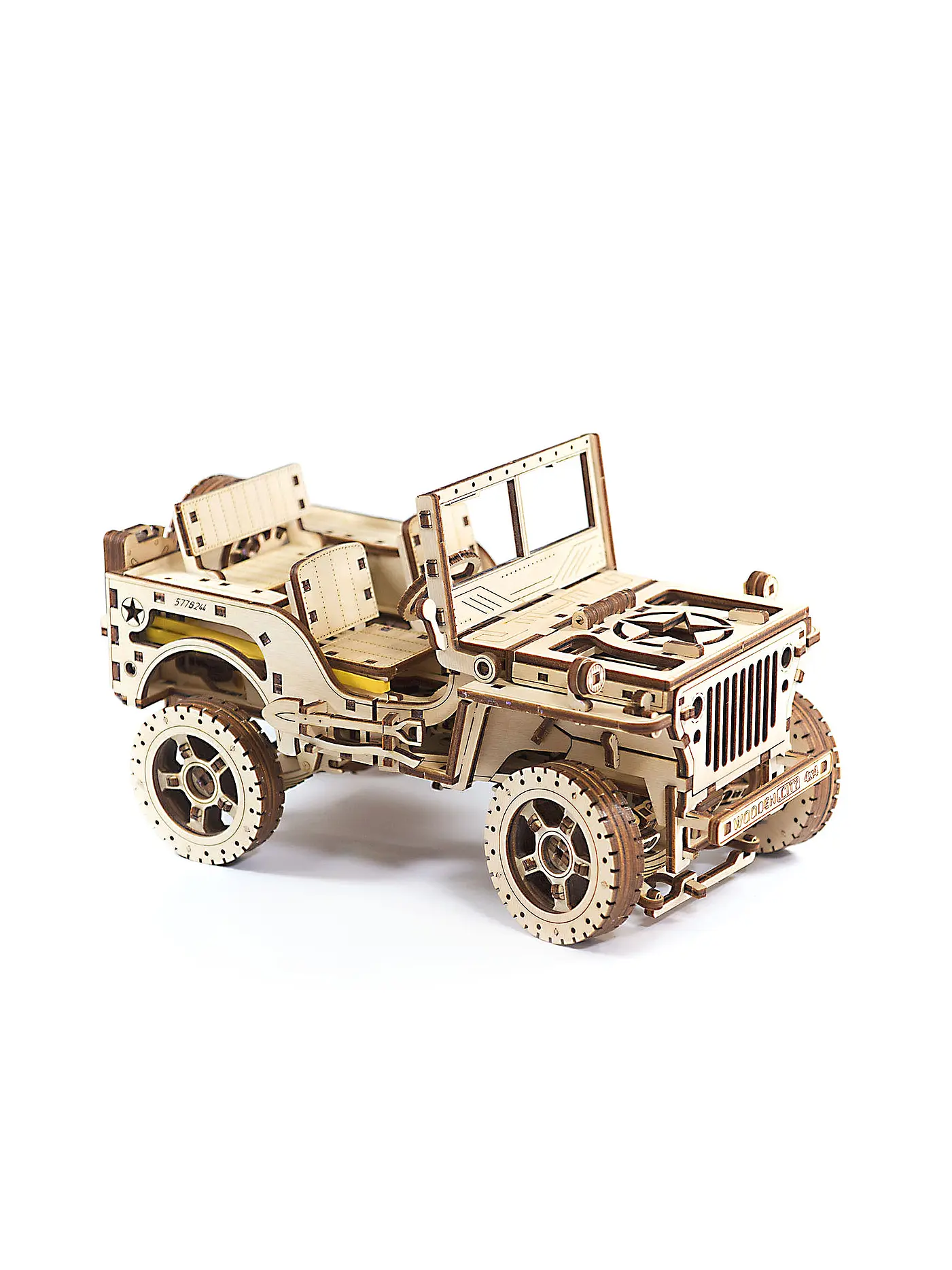 WOODEN CITY | Holz 3D Bausatz - Jeep 4x4 | 